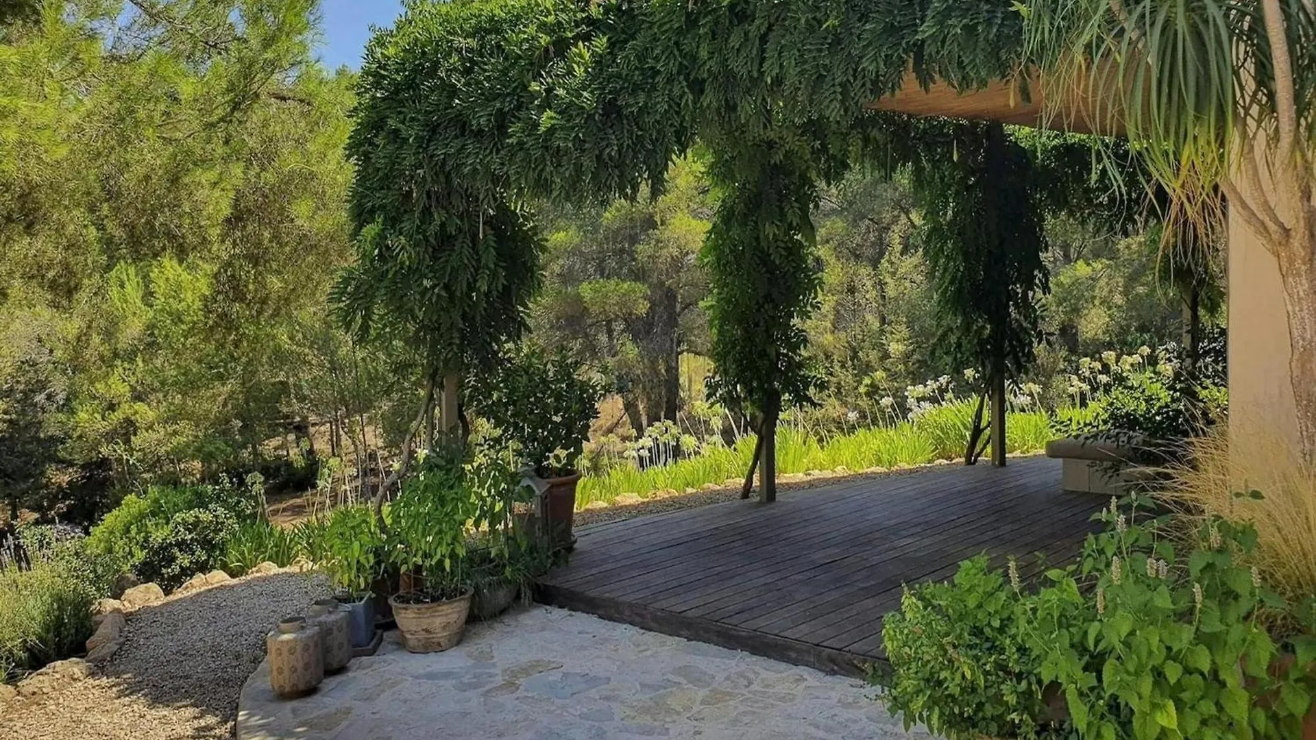 Holiday Home With Wooden-Beamed Patio Santa Gertrudis  Espanha